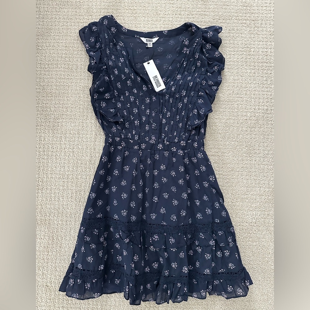 BB Dakota Steve Madden navy floral dress
